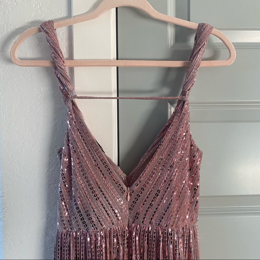 NWT Sabina Musayev Dominique Dress in Rose
Sequin Revolve - Picture 7 of 9